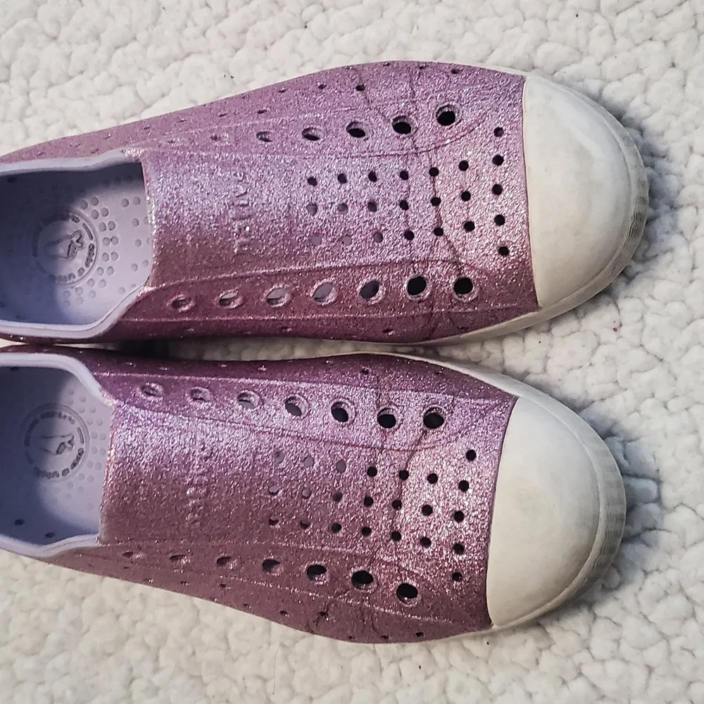 Natives Girls Purple Slip-On Shoes